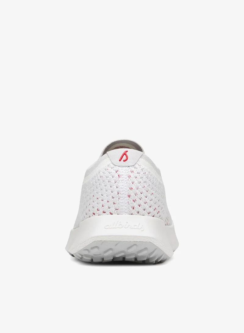 Allbirds Men's Tree Dasher 2 - Blizzard/Bold Red (Blizzard Sole)