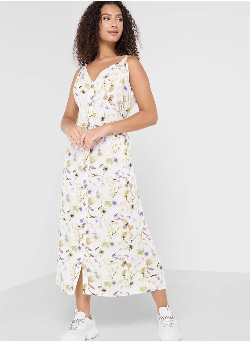 Zizzi Cami Strap Printed Dress