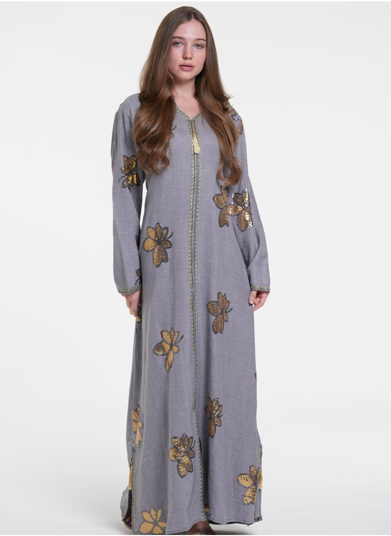 AL BENT AL SHARQIEH women jalabiya , arabian traditional dress  - Image 2