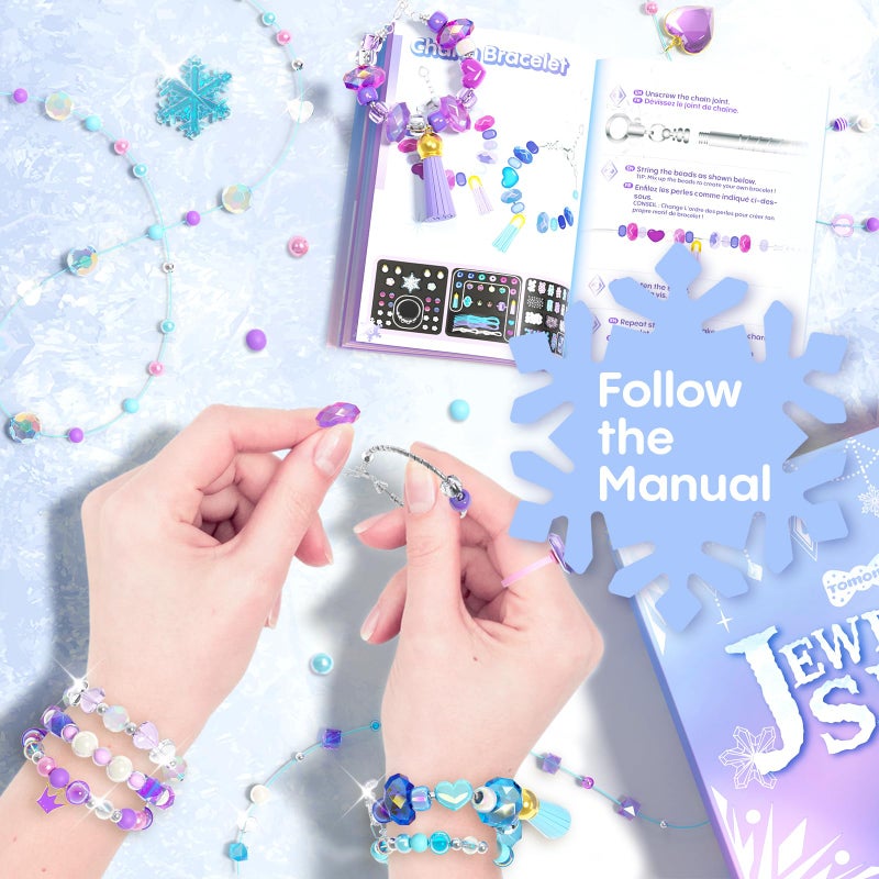 Tomons Gifts for Girls Ages 6-12, Kids Jewelry Making Kit for Girls, Crafts Birthday for 6 7 8 10 11 12 Year Old Girl - Image 5
