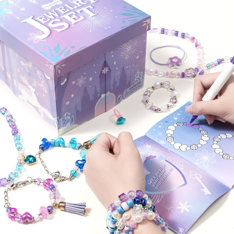 Tomons Gifts for Girls Ages 6-12, Kids Jewelry Making Kit for Girls, Crafts Birthday for 6 7 8 10 11 12 Year Old Girl - Image 4