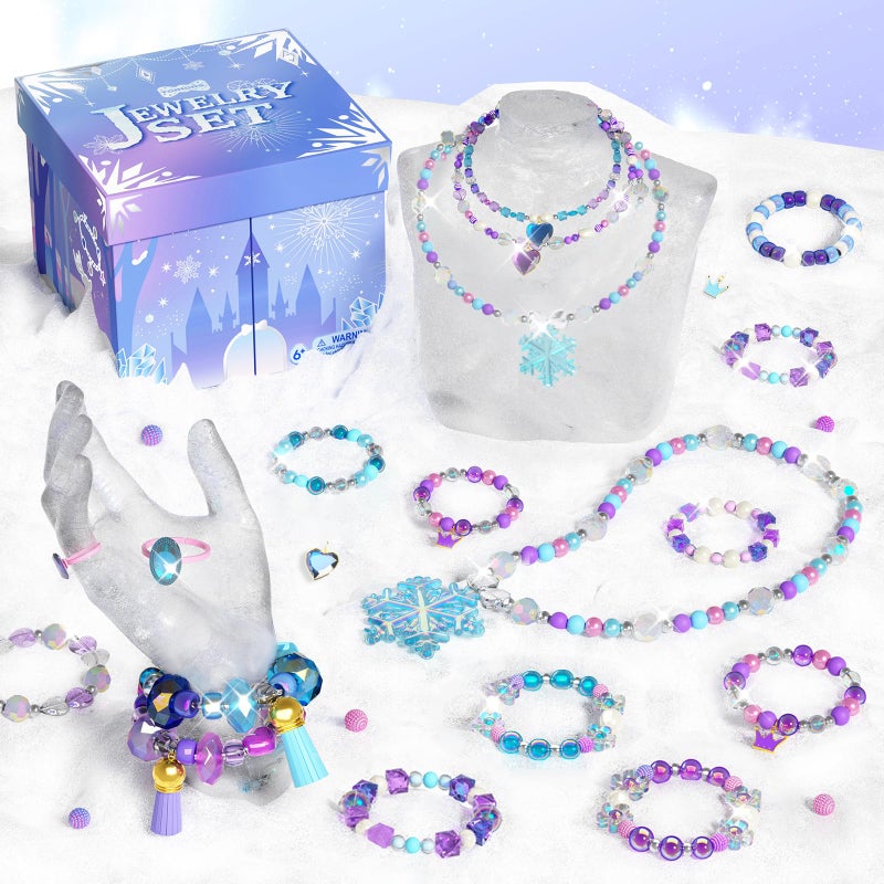 Tomons Gifts for Girls Ages 6-12, Kids Jewelry Making Kit for Girls, Crafts Birthday for 6 7 8 10 11 12 Year Old Girl - Image 3