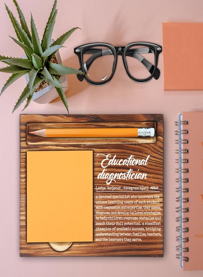 MFOMFO Educational Diagnostician Appreciation Gifts for Women, Thank You Gifts for Teacher Staff, Going Away Gift Retirement Gift for Educational Diagnostician Self-Stick Note Pad Holders-LBB62 - Image 2