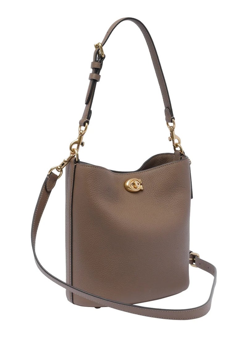 كوتش اوت ليت حقيبة دلو ناعمة من COACH Willow مقاس 19 - Image 2