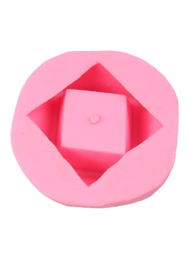facemile Silicone Planter Mould Pink 14x14x9cm - Image 5