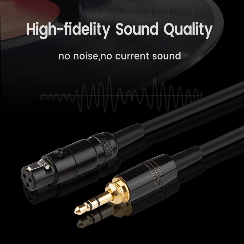 weishan K702 Cable Coiled Aux Cord Replacement for AKG Q701, K712, K240, K240S, K240 MK II, K141, K171, K181, K271, K271S, K271 MK II, K241, K175, K275 Headphone Audio Cable Wire with 6.35mm Adapter - Image 5