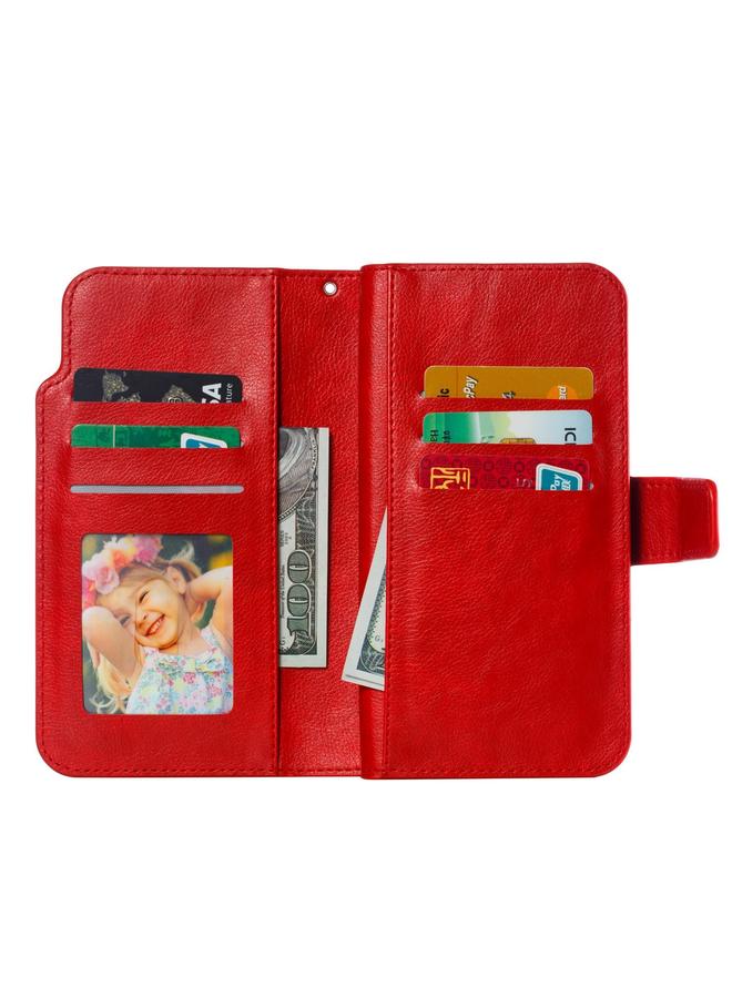 S-TOP Case For Samsung Galaxy A35 5G Tri-Fold 9-Card Wallets Leather Phone Case - Image 3