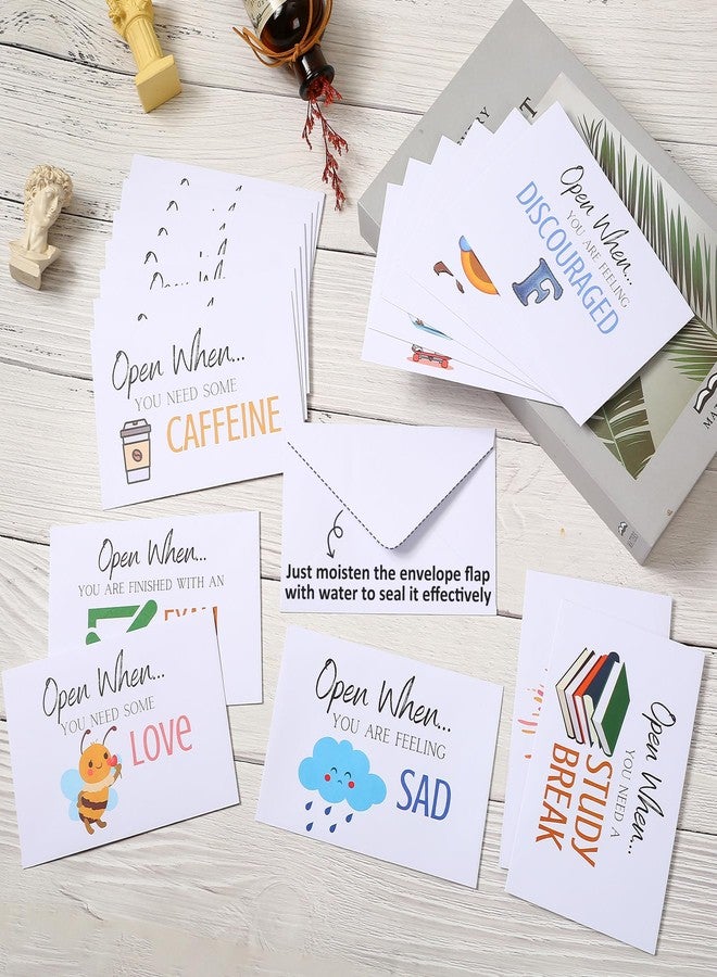 LIKEYO Open When Letters Kit - 24pcs, College Envelopes, Long Distance Gifts for College Students - Image 5