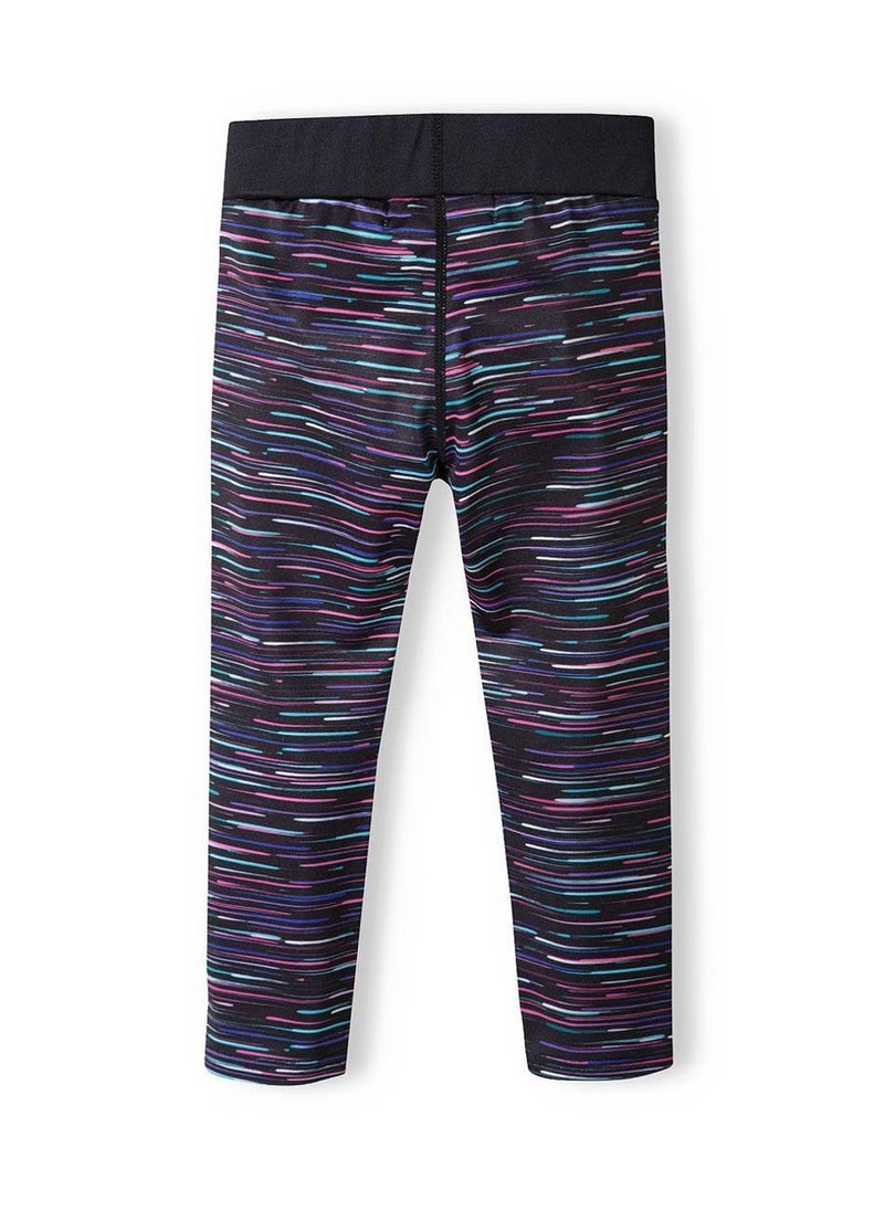 MINOTI Kids Girls Active Leggings with All Over Print and Stretch Waist - Image 3