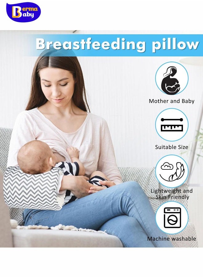 Berma Baby Baby nursing arm pillow Pregnant nursing pillow Adjustable nursing pillow Soft nursing arm pillow Comfortable cradle nursing arm pillow Baby nursing pillow Portable nursing pillow Comfortable cradle nursing arm pillow  - Image 3