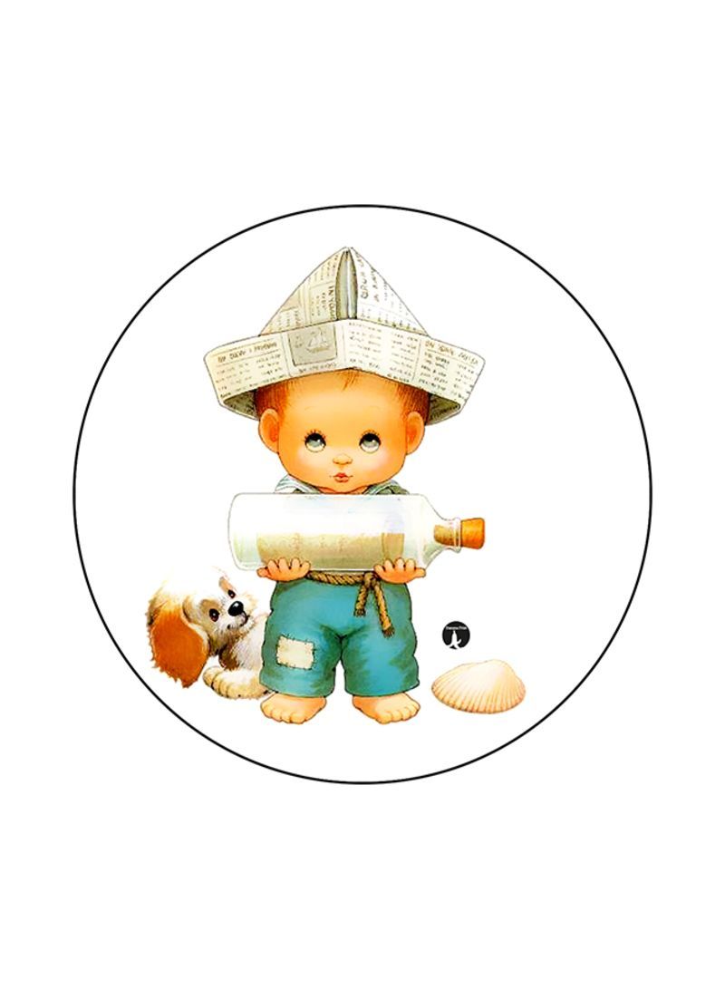 RKN A Boy Printed Mouse Pad multicolour