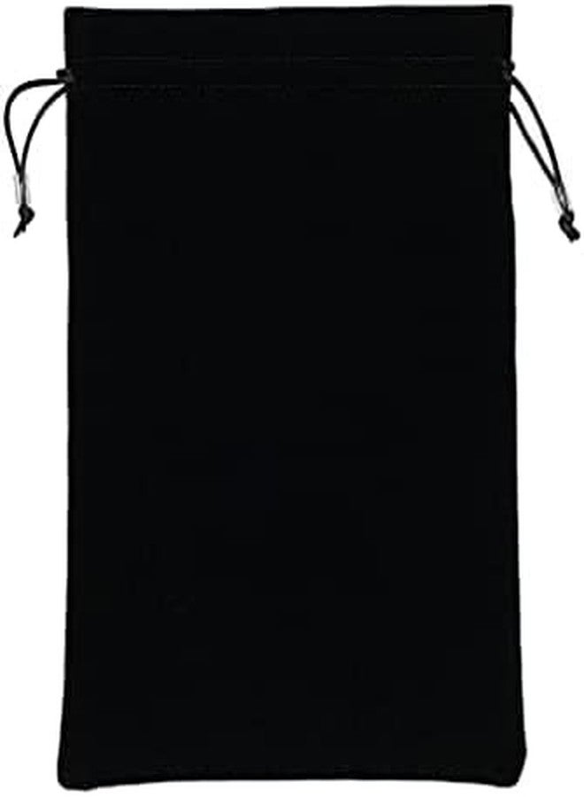 ESPLANADE ESPLANADE Elegant Velvet Bags - Pack of 5 - Bags for Jewelry, Gifts and More - Size 9 x 12 Inches - Black - Image 4