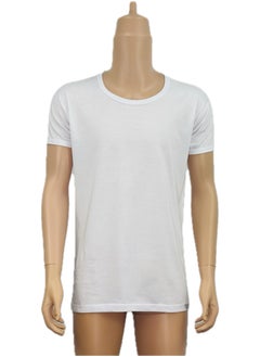 Rayan 6 - Pieces RAYAN Round Neck Undershirt Cotton White  - Image 2