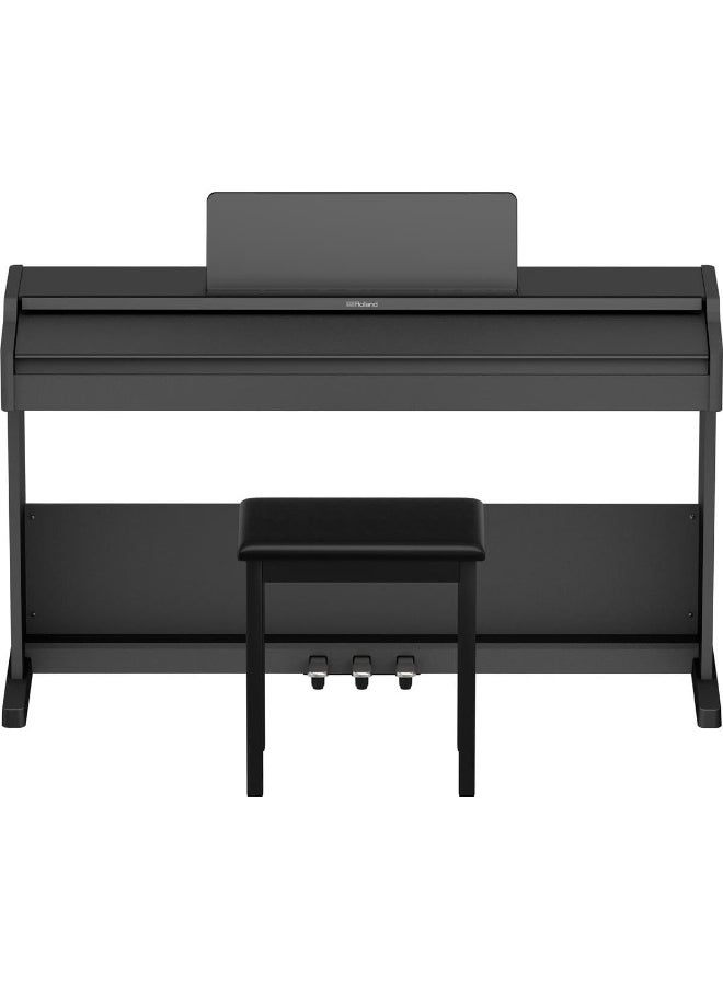 Roland RP107 Digital Compact and Affordable Home Piano with Traditional Upright Styling