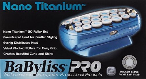 بيبي ليس برو Babylisspro Nano Titanium Roller Hairsetter 20 Count (حزمة 1) - Image 2