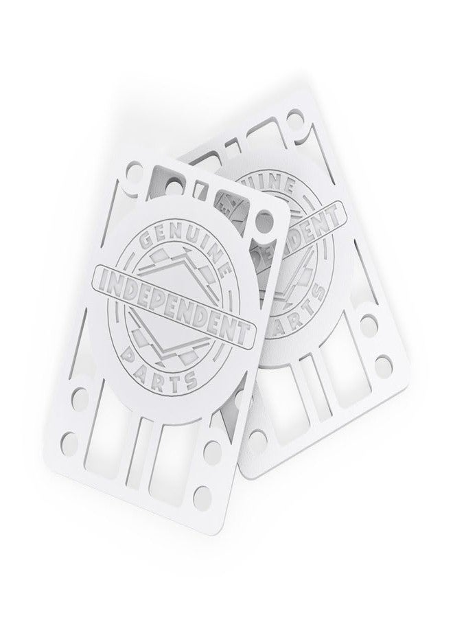 INDEPENDENT Trucks Skateboard Hardware 1" Phillips + White 1/8" Indy Risers - Image 5