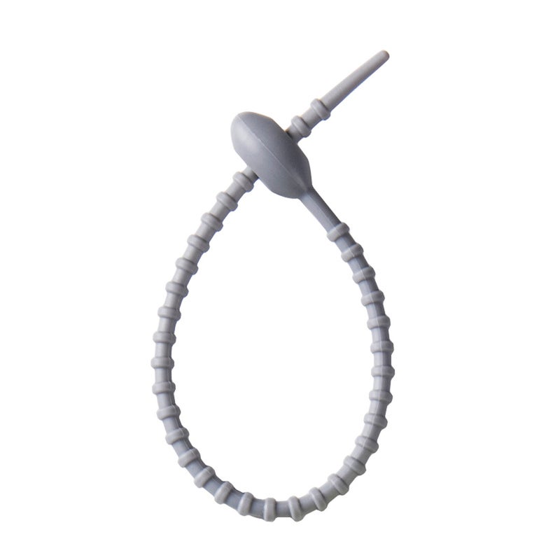 Tadpole Tie Colorfulful Silicone Tie Diy Keychain Trendy Bag Blind Box Strap Pendant Lanyard Winder - Image 1