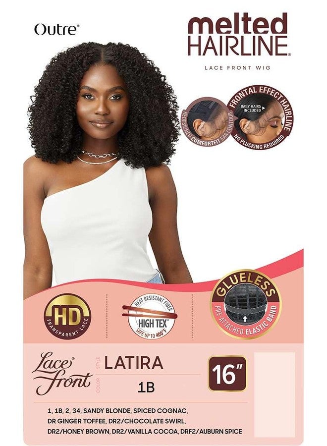 Outre Lace Front Wig - Melted Hairline - Latira (JET BLACK 1) - Image 2