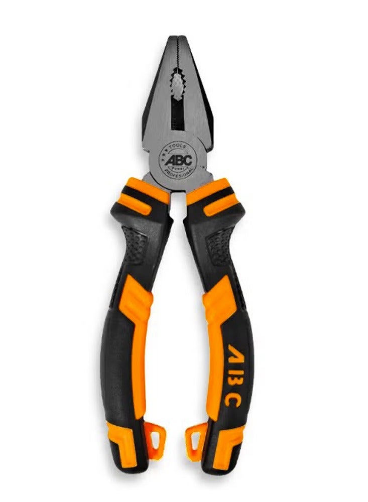 اي بي سي كماشة قوية 6 بوصة، لقطع الأسلاك والمعادن الخفيفة، والإمساك وثني الأسلاك والمعادن، أداة متعددة الوظائف مناسبة للصيانة والكهرباء والنجارة، مصنوعة من مواد عالية الجودة لتحمل الضغط والاستخدام الكثيف. - Image 3