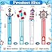 Rotatingpals 24 Pcs Nautical Bubble Wands Bulk Nautical Party Favors Mini Bubble Wands Anchor Rudder Lighthouse Gift for Ocean Sailing Theme Baby Shower Birthday Party Supplies - Image 4