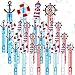 Rotatingpals 24 Pcs Nautical Bubble Wands Bulk Nautical Party Favors Mini Bubble Wands Anchor Rudder Lighthouse Gift for Ocean Sailing Theme Baby Shower Birthday Party Supplies - Image 2