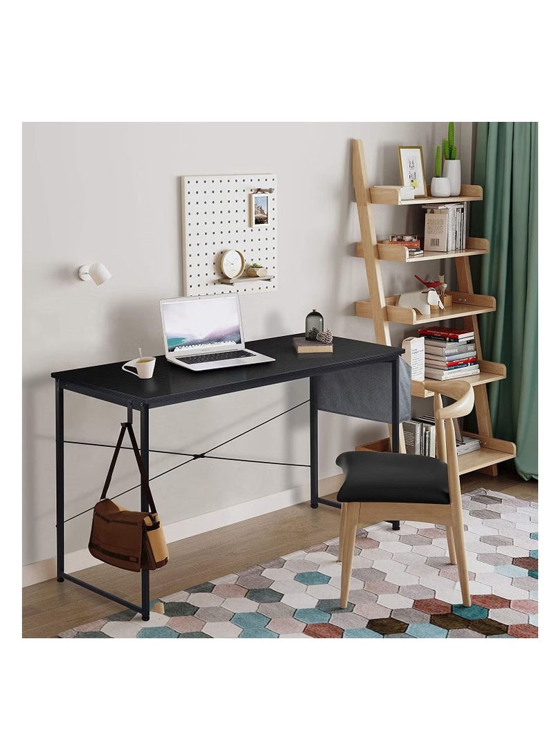 AGD Computer Desk 100cm Home Office Writing Study Desk Modern Simple Style Laptop Table with Storage Bag - Image 4