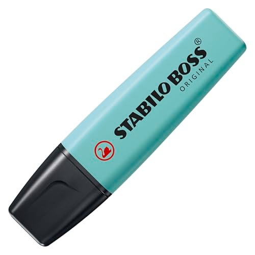 STABILO ستابيلاو هايلايتر بوس الأصلي باستيل - مجموعة مكتبية من 15 - ألوان متنوعة، طرف مائل، تقنية مضادة للجفاف - Image 3