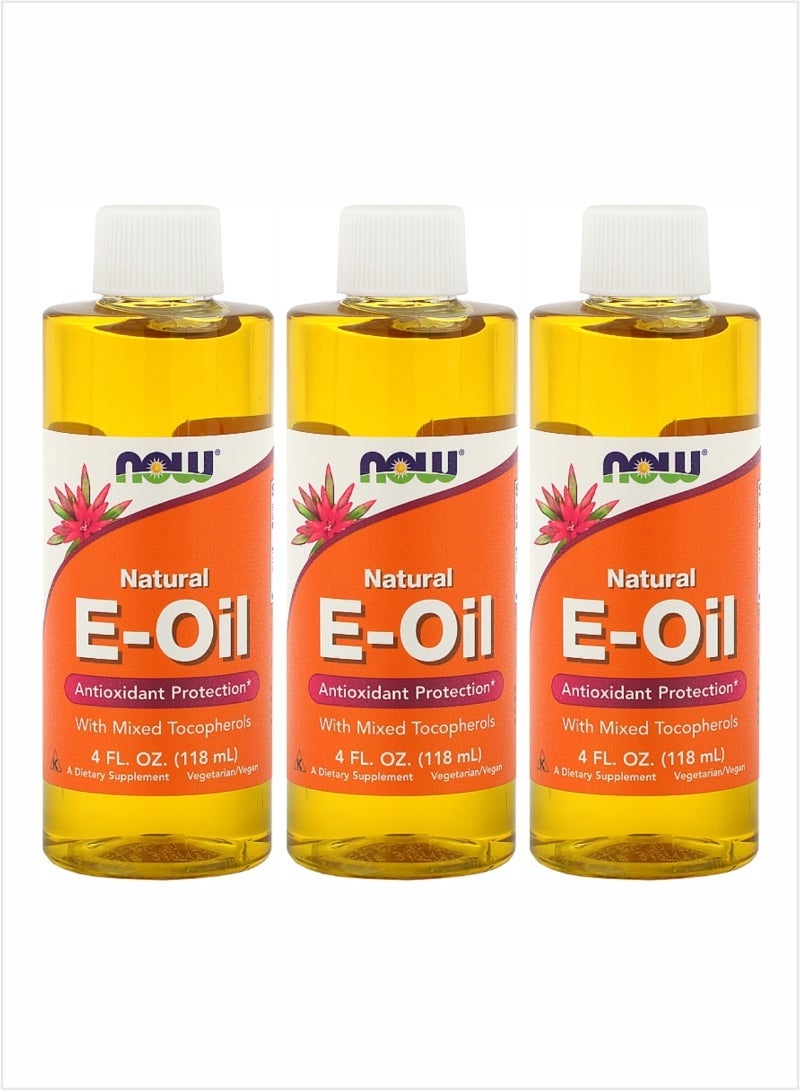 Now Essential Oils 100% Pure Natural Vitamin E Oil – 118ml (Pack of 3)