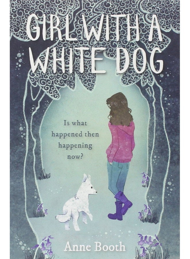 Girl with a White Dog - Image 1