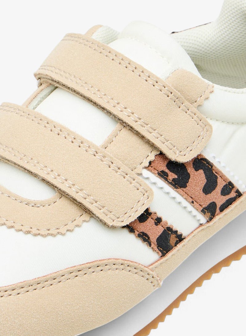 جونيورز سنيكرز بناتي بطبعة مع إغلاق بشريط لاصق - Image 4