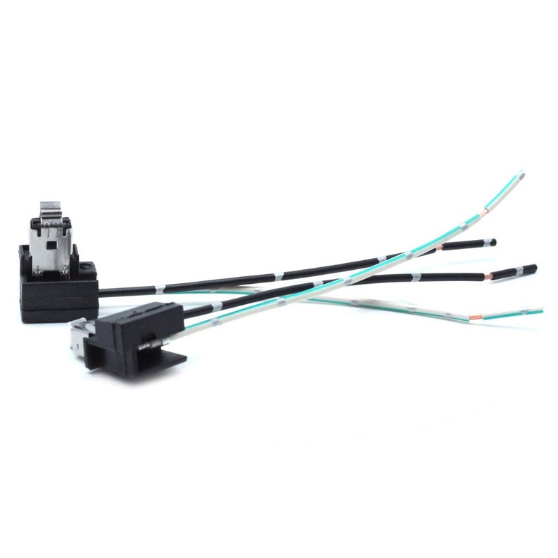 AUTUT 5 Pcs H1 H3 Headlight Wiring Harness Fog Lamp Socket Connector Pigtail Adapter for Car