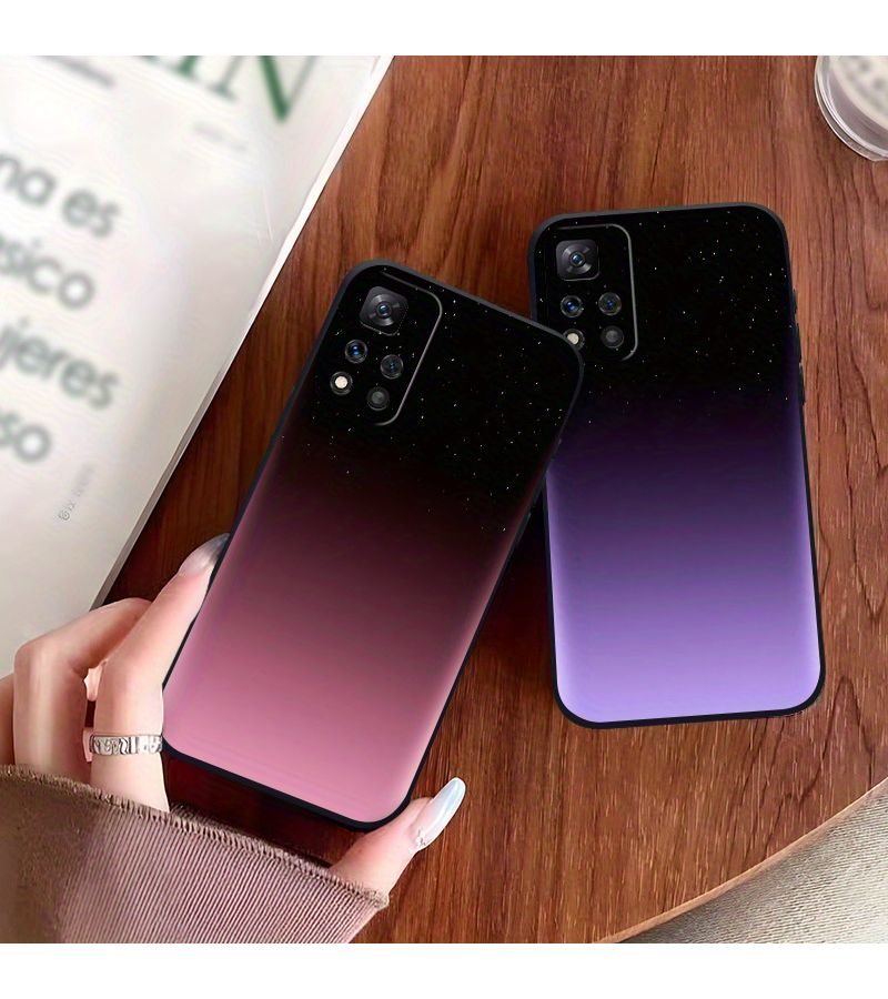 غلاف هاتف جميل وعصري بألوان مزيجة لجهاز ريدمي 12 سي - Image 1
