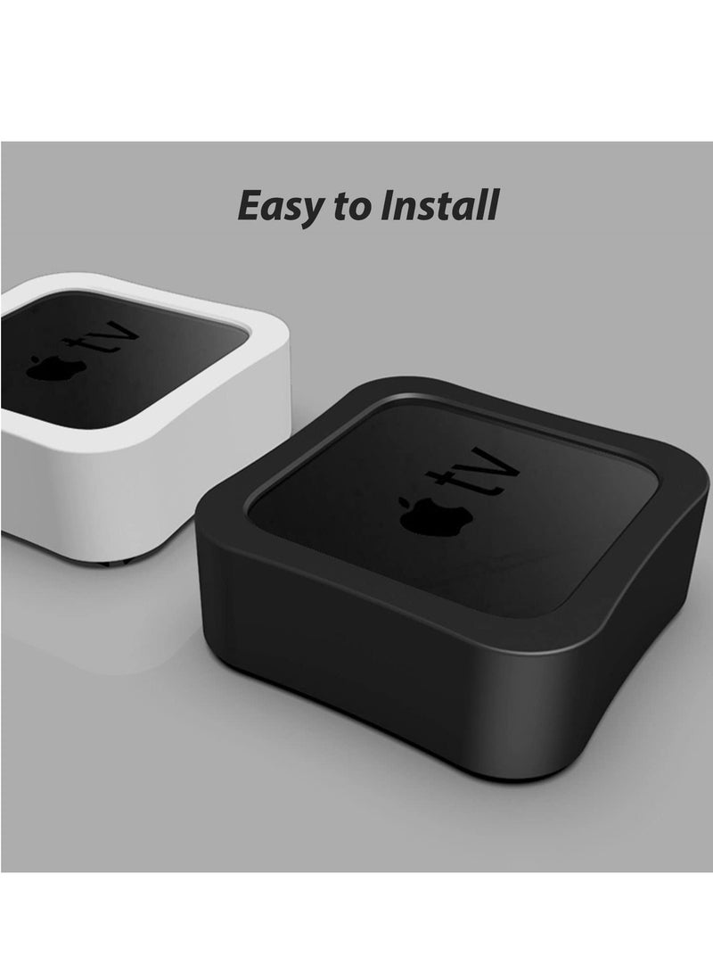 KASTWAVE Case for Apple TV 4K Box and 2nd Gen Siri Remote Control Case 2022 2021, Silicone Drop Protective Cover for 4th/5th Generation TV Box - Image 4