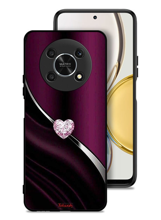 Tolwak Honor X9 5G Protective Case Cover Diamond Heart - Image 1