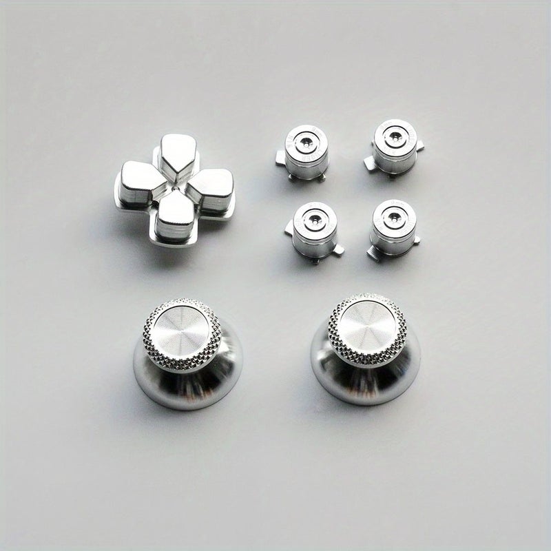 Purple Metal Button Repair Kit for PS5 Controller with D Pad Direction and Function Buttons - Image 3