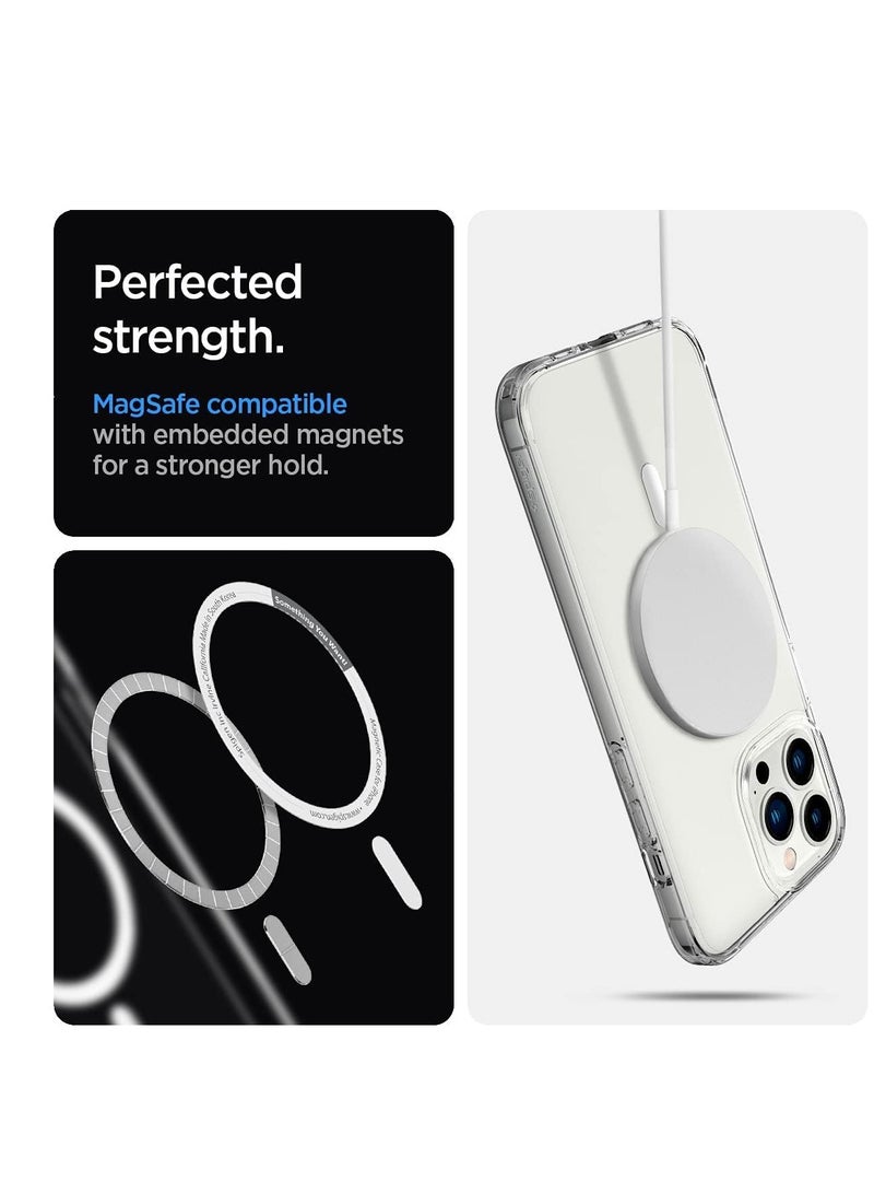 DUSALA IPhone 13 Pro Clear Magnetic Cover, MagSafe Compatible, Hybrid Protective, Crystal Clear Back Case, Shockproof Silicone Frame, Slim Transparent Case (iPhone 13 Pro) - Image 4