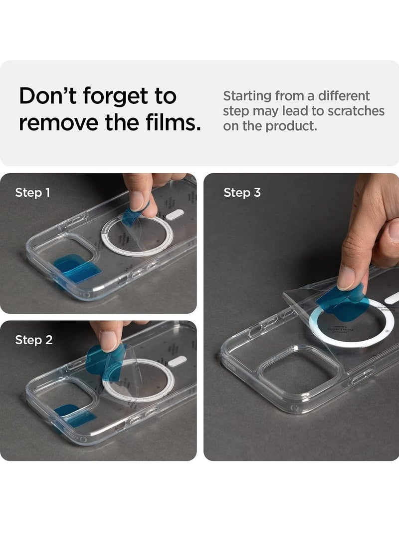 DUSALA IPhone 13 Pro Clear Magnetic Cover, MagSafe Compatible, Hybrid Protective, Crystal Clear Back Case, Shockproof Silicone Frame, Slim Transparent Case (iPhone 13 Pro) - Image 5