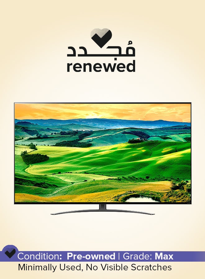 LG Renewed - 55-Inch Smart 4K QNED Mini LED TV 55QNED81 Black - Image 1