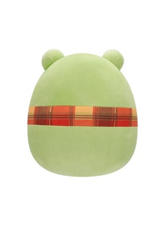 Squishmallows 12 inch Medium Plush Wendy Green Frog W/Plaid Scarf , Officially Licensed Kellytoy Plush Toy, Colorful Soft Toy, Gift for Kids, Girls & Boys Washable Squishy Stuff Toy Multicolor All Age  - Image 4