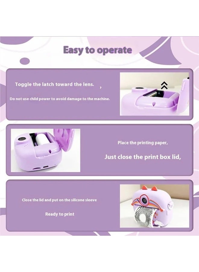 Generic Portable Instant Print Camera 1080 HD Instant Camera, - Image 4