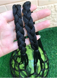 KASTWAVE 2-Pack Melon Hammock net Bag to Prevent Falling,Perfect for Growing Cantaloupe Pumpkin Watermelon in Vertical Garden Black  - Image 2