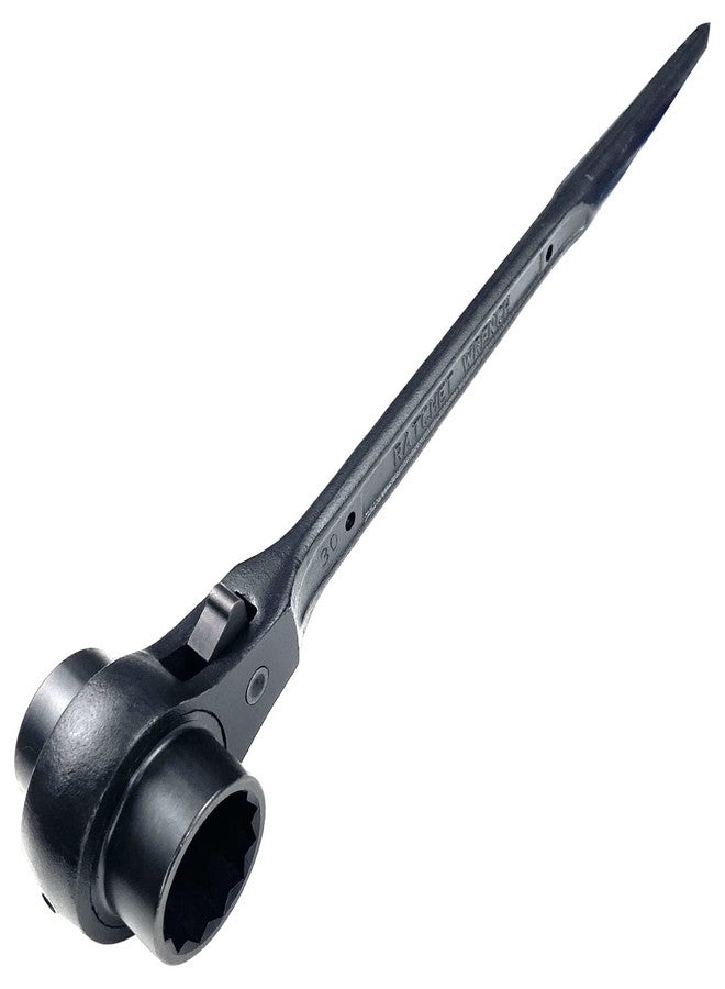 ويدو مفتاح ربط سقاطة WEDO Scaffold Podger، مفتاح ربط مقبس مزدوج الجانب، مفتاح ربط سريع الفك 24 × 27 مم، مفتاح ربط سقاطة بطول 355 مم، Cr-V، مفتاح ربط سقاطة مطروق بالقالب - Image 1