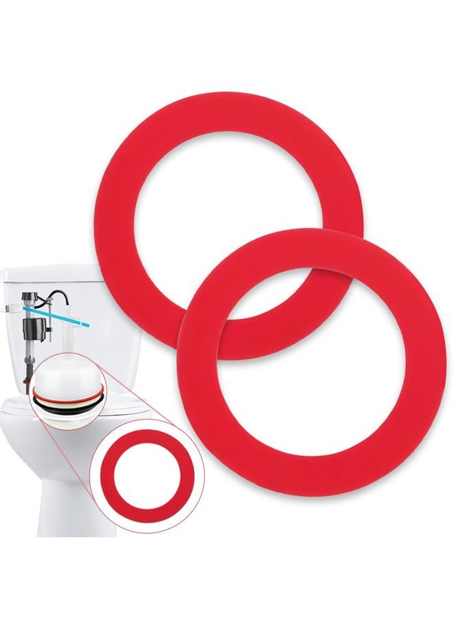 RNTKAB Flush Valve Seal for Mansfield 210/211 Flush Valve - 2-Pack Toilet Gasket Replacement Parts - Upgraded Leak-Proof Silicone 630-0030 Seal - Image 1