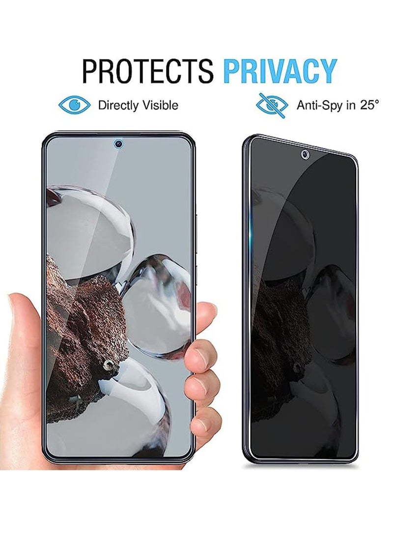 Realme C55 Privacy Screen Protector Tempered Glass with HD Full Cover Easy Installation Anti-dust Anti-scratch Anti-fingerprint Anti-Spy 9H Hardness Mobile Phone Film  - Image 2