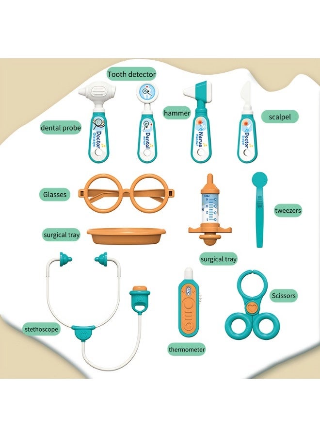 Vixplorn Children's pretend play toys, doctor role-play toys, three-in-one storage car simulation medical toy set, suitable for children aged 3+, suitable as gifts for children on National Day, Ramadan, New Year, children's birthdays, Easter and other holidays - Image 3