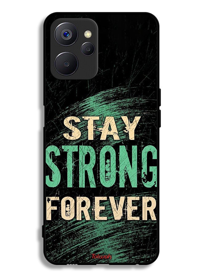 Tolwak Realme 9i 5G Protective Case Cover Stay Strong Forever - Image 2