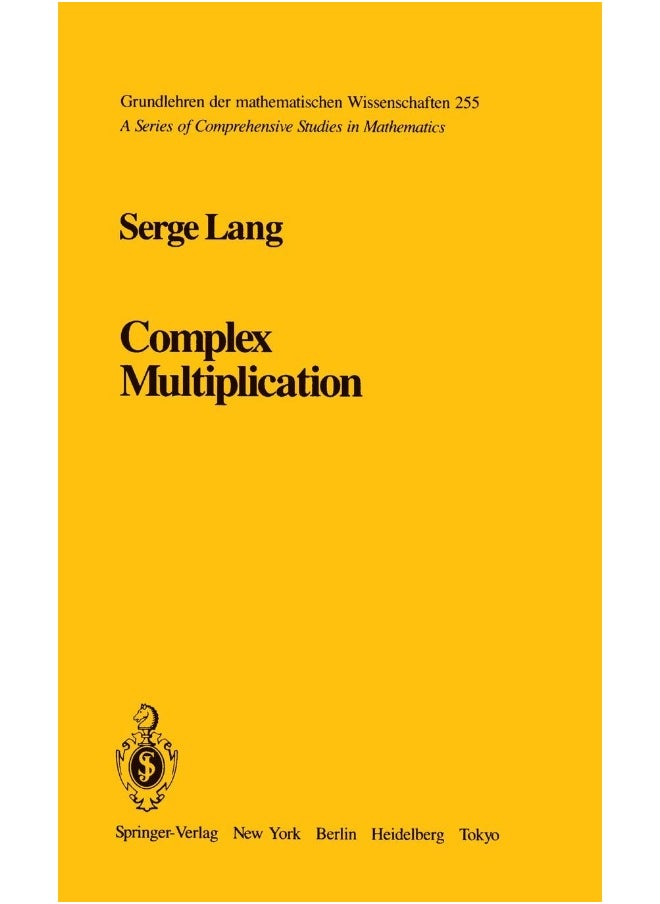 Complex Multiplication 