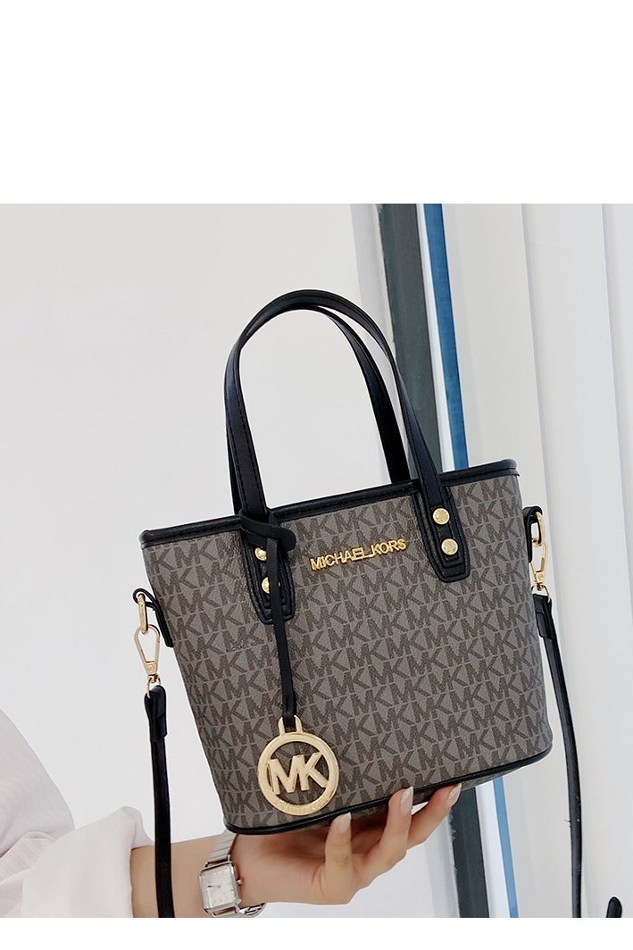 MK MK Classic Monogram Tote Bag, Top - handle & Cross - body Mini Bucket Bag