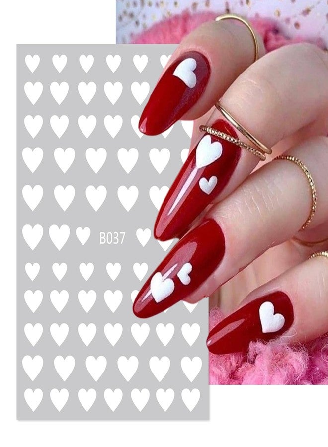 TailaiMei Heart Nail Stickers, Colorful Glitter Design Self-Adhesive Nail Art Decals for DIY Nail Decorations (511) - Image 4