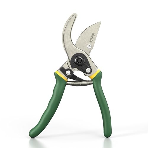 Miracle-Gro 2-Piece Pruning Shears Set – Includes 8 in. Bypass Pruner for Live Plants and 8 in. Anvil Pruner for Dry Stems – Sharp Carbon Steel Blades and Comfort Grip Handles for Garden and Yard Use - Image 2